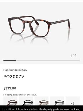 Persol Brown Tortoiseshell Round Acetate Glasses